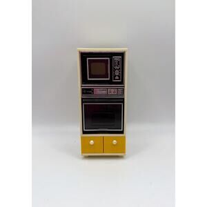 Vintage 1970s TOMY 1:16 Scale Plastic Kitchen Unit – Microwave & Oven